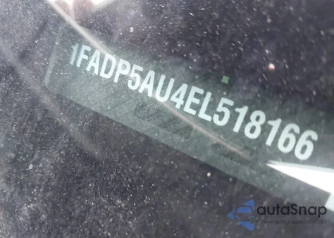 2014 Ford C-Max Hybrid Se z USA, uszkodzony, nr VIN 1FADP5AU4EL518166